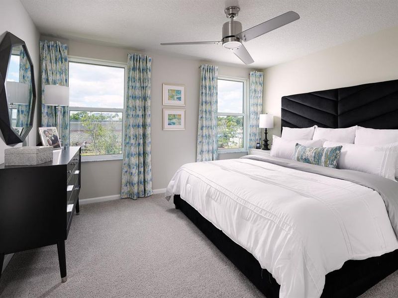 Furnished interior view inside a new home in Cagan Crossings West, Clermont (Image 6).