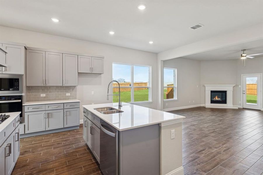 Furnished interior view inside a new home in Venetian, Weston (Image 9).