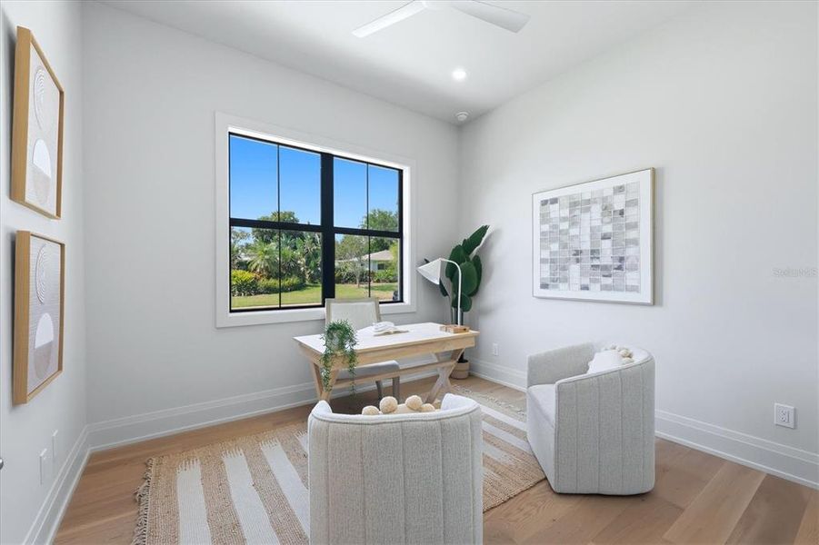 Furnished interior view inside a new home in , Sarasota (Image 18).