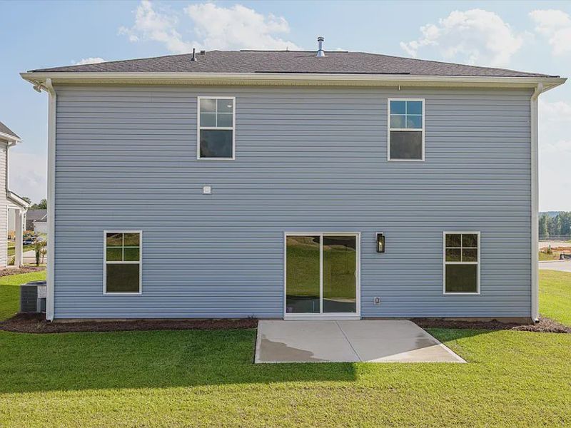 Exterior details and patio area of a home in Portrait Hills, Aiken (Image 14).