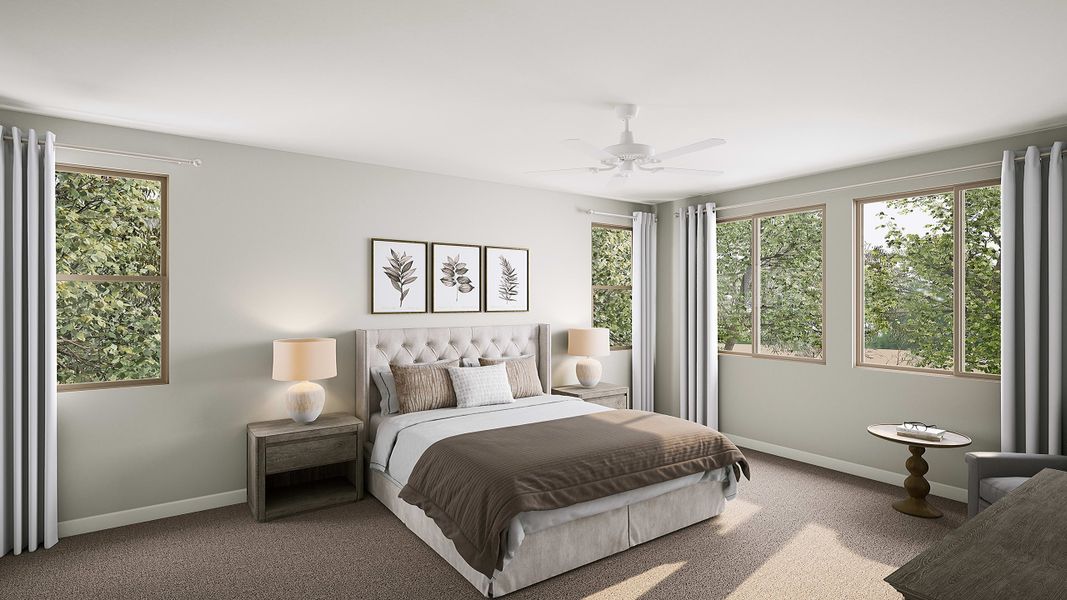 Representative furnished interior of a home built from the Romero Plan 4513 by Tri Pointe Homes in Terraza, San Tan Valley (Image 5).