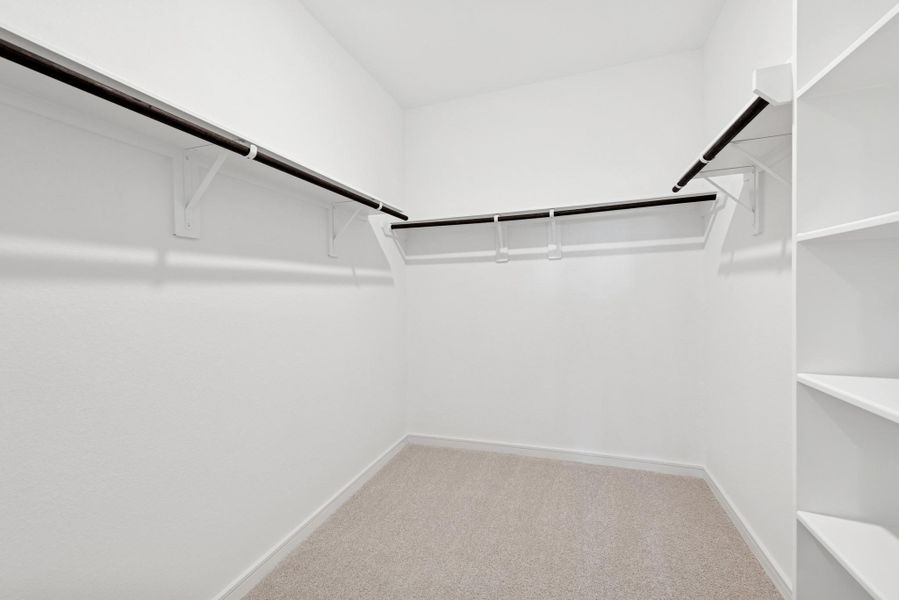 Primary walk-in closet