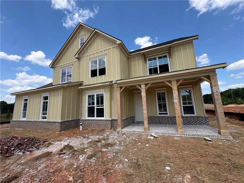 In-progress construction of a new home in The Tillery, Marietta, GA (Image 87).