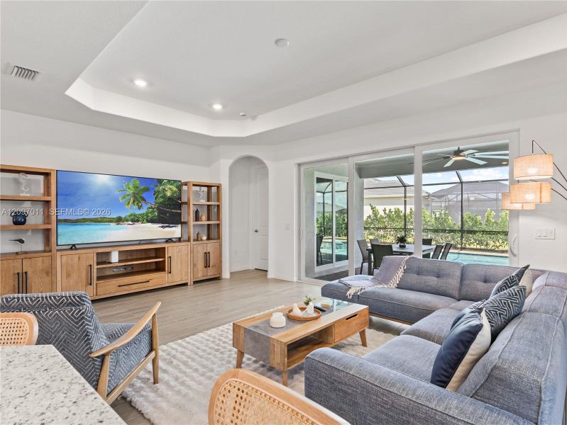Furnished interior view inside a new home in , Punta Gorda (Image 10).
