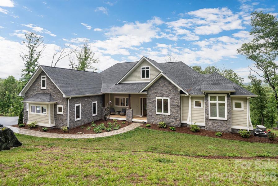 Front exterior of a new home in , Alexander, NC, highlighting curb appeal (Image 28).