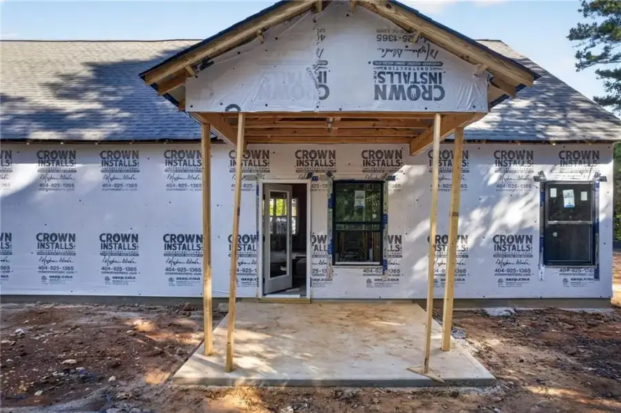 In-progress construction of a new home in , Rockmart, GA (Image 28). In-progress construction of a new home in , Rockmart, GA (Image 28).