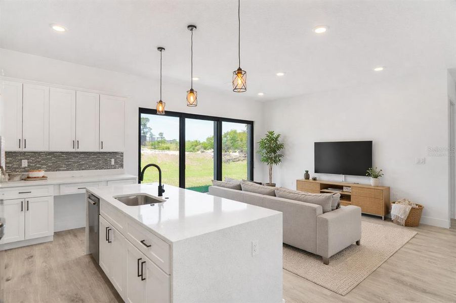 Furnished interior view inside a new home in , Ocala (Image 17).