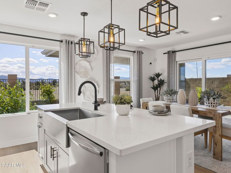 Furnished interior view inside a new home in South Ranch Southern Collection, Prescott (Image 10).