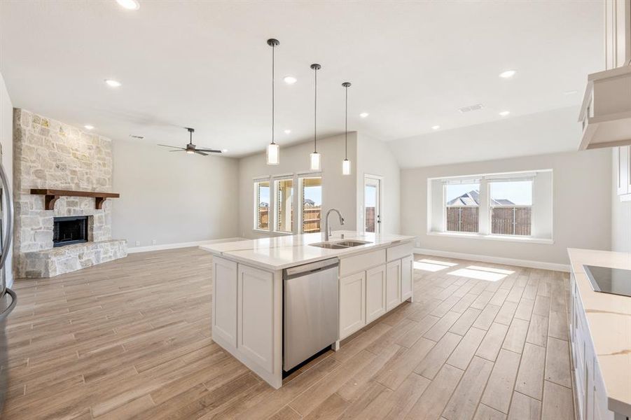 Furnished interior view inside a new home in Villages of Walnut Grove, Midlothian (Image 7).