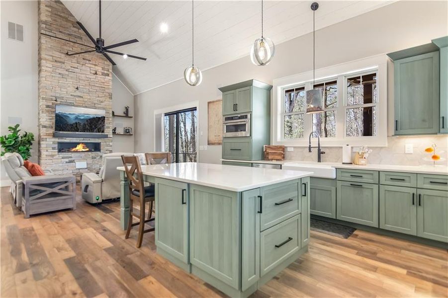 Furnished interior view inside a new home in , Ellijay (Image 13).