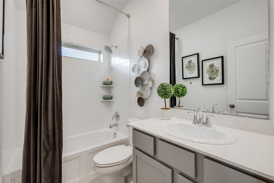 Furnished interior view inside a new home in Anniston, Katy (Image 40).