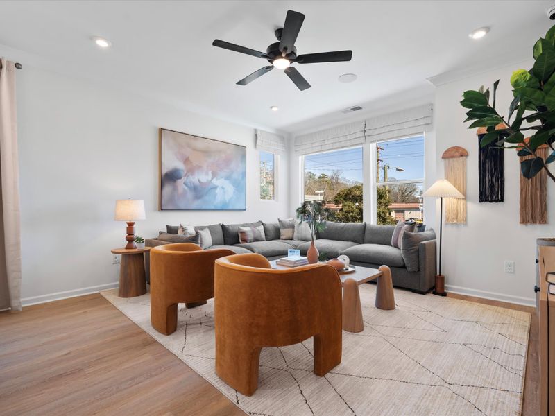 Furnished interior view inside a new home in Southmont, Charlotte (Image 15).