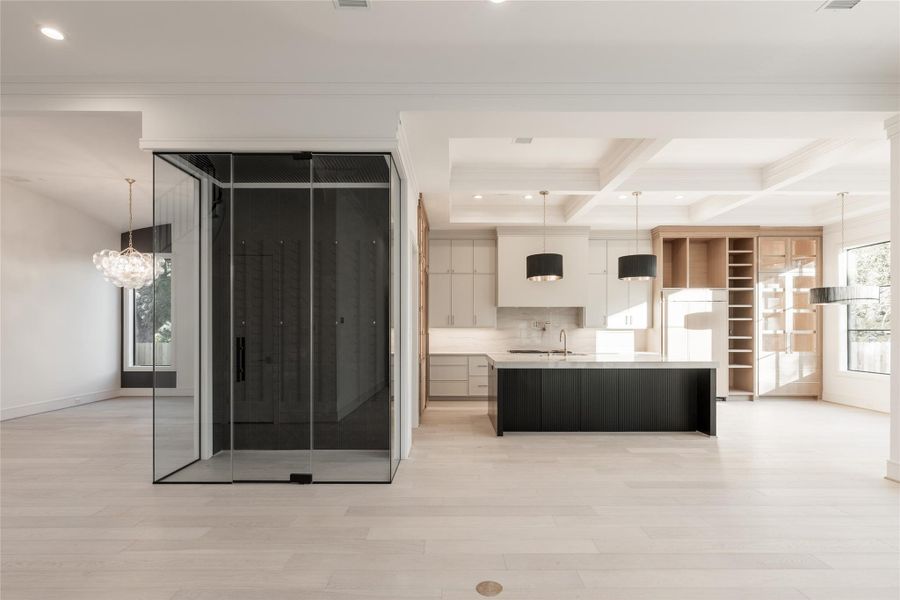 Furnished interior view inside a new home in , Bellaire (Image 18).