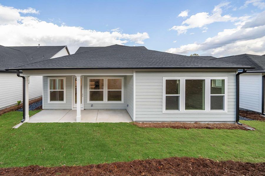 Representative exterior details of a home built from the The Copperdale by David Weekley Homes in Crescent Pointe at Great Sky, Canton (Image 2).