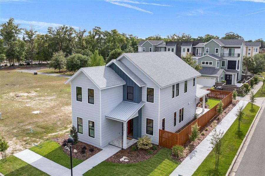 Front exterior of a new home in , Newberry, FL, highlighting curb appeal (Image 25). Front exterior of a new home in , Newberry, FL, highlighting curb appeal (Image 25).