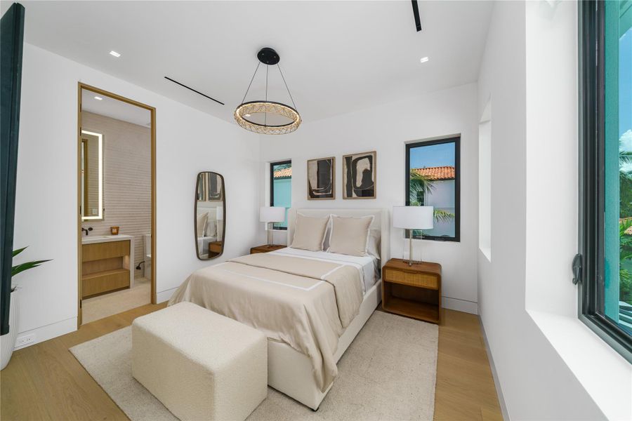 Furnished interior view inside a new home in , Ocean Ridge (Image 74).