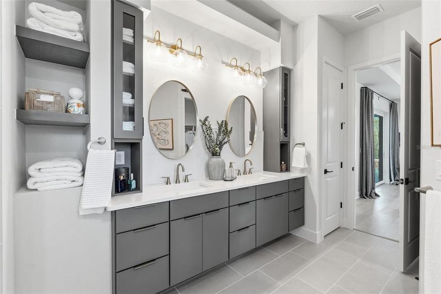 Furnished interior view inside a new home in , Ormond Beach (Image 36).