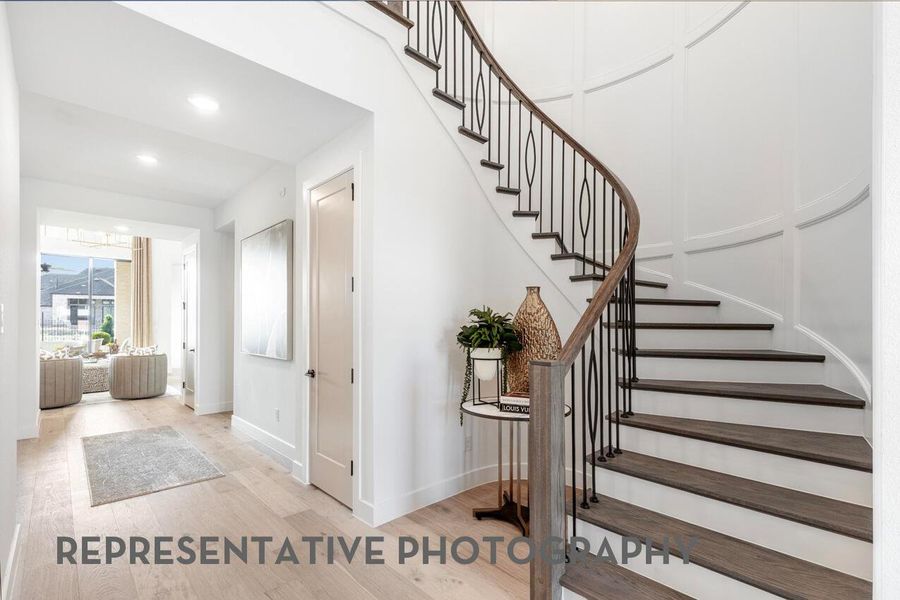 Furnished interior view inside a new home in Parkside On The River, Georgetown (Image 28).