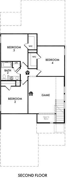 2D floor plan layout for the Lockhart by Impression Homes in Heartland, Heartland, TX (Image 4). 2D floor plan layout for the Lockhart by Impression Homes in Heartland, Heartland, TX (Image 4).