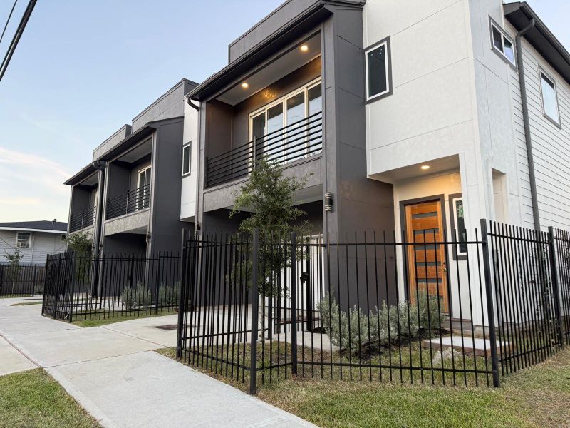 Front exterior of a new home in , Houston, TX, highlighting curb appeal (Image 11).