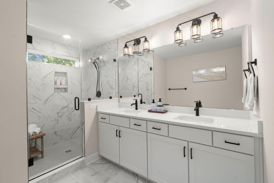 Furnished interior view inside a new home in , Mount Pleasant (Image 36).