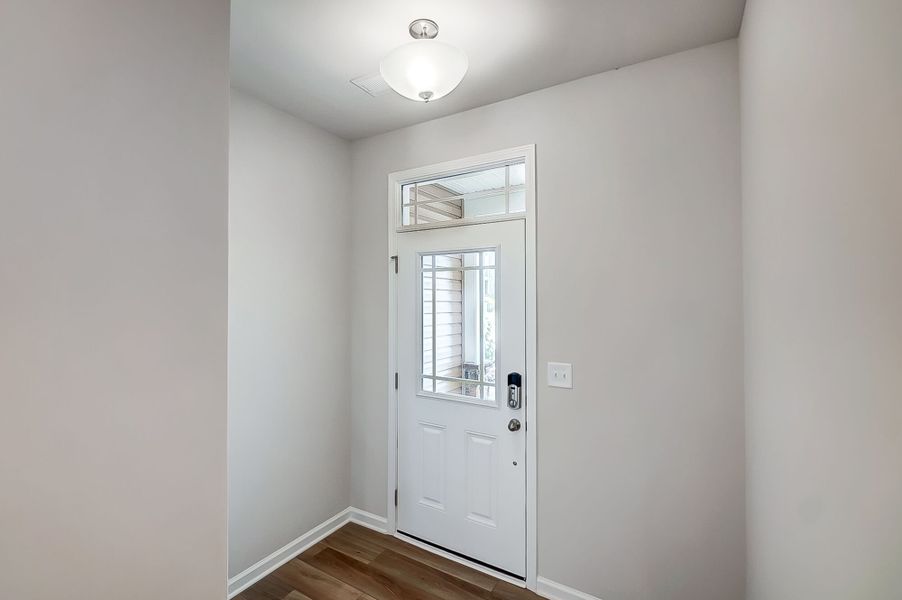 Foyer and front entry