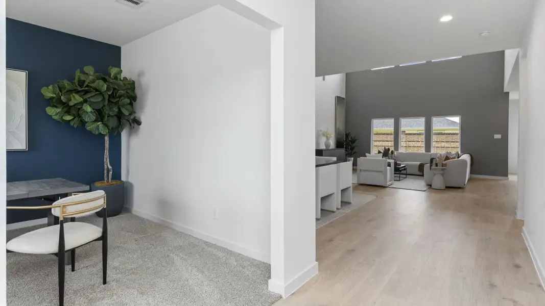 Furnished interior view inside a new home in Tamarron, Fulshear (Image 3).