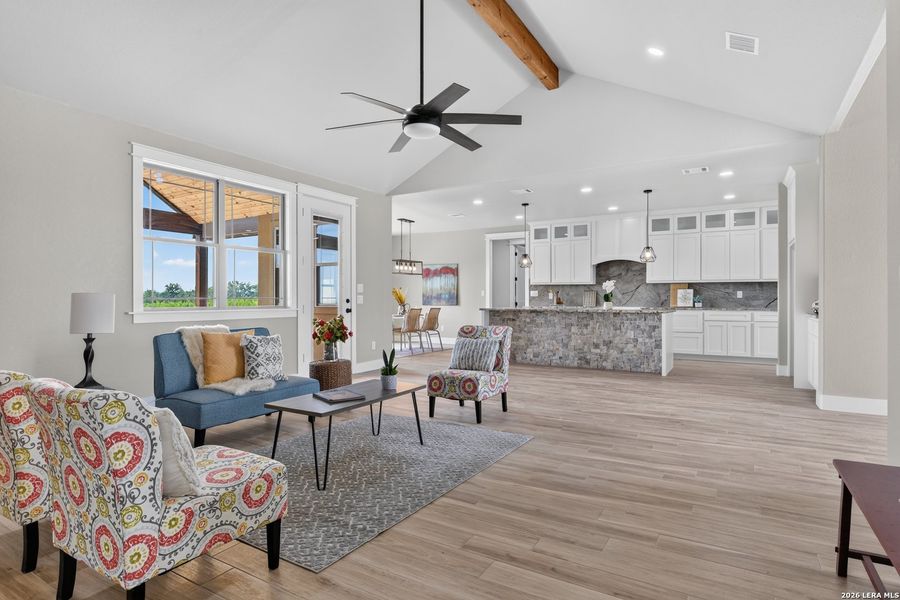 Furnished interior view inside a new home in , Bandera (Image 11). Furnished interior view inside a new home in , Bandera (Image 11).