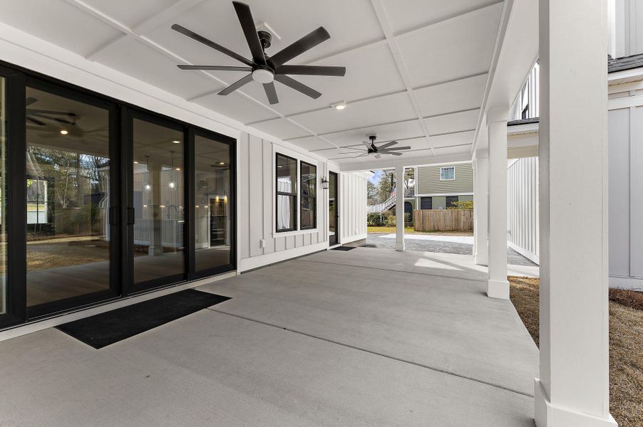 Exterior details and patio area of a home in , Summerville (Image 47).