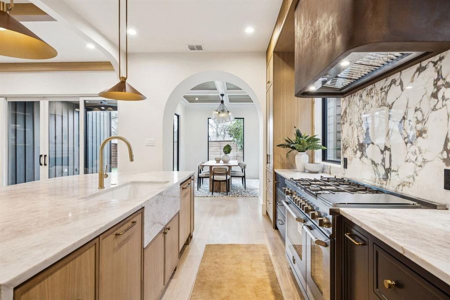 Furnished interior view inside a new home in , Dallas (Image 34).