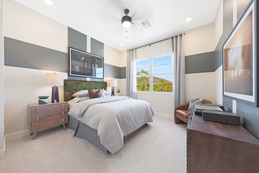 Representative furnished interior of a home built from the Garnet by Mattamy Homes in Landmarke, Queen Creek (Image 38).
