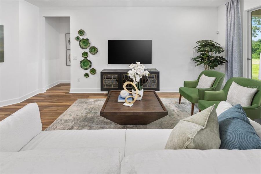 Furnished interior view inside a new home in Wellen Park, Venice (Image 14).