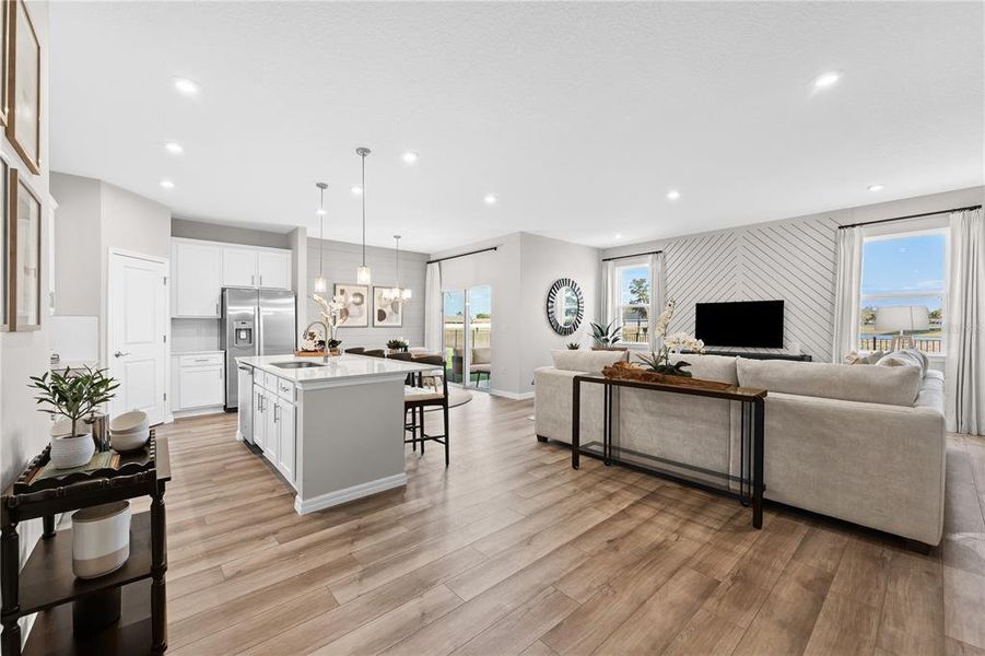 Furnished interior view inside a new home in Hidden Cove, Eustis (Image 21).