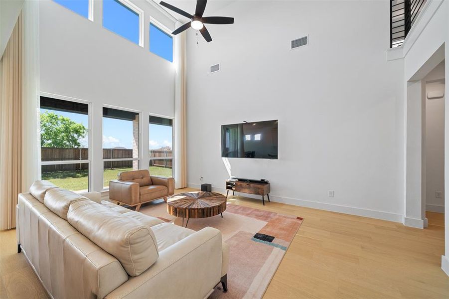 Furnished interior view inside a new home in North Sky, Celina (Image 18). Furnished interior view inside a new home in North Sky, Celina (Image 18).