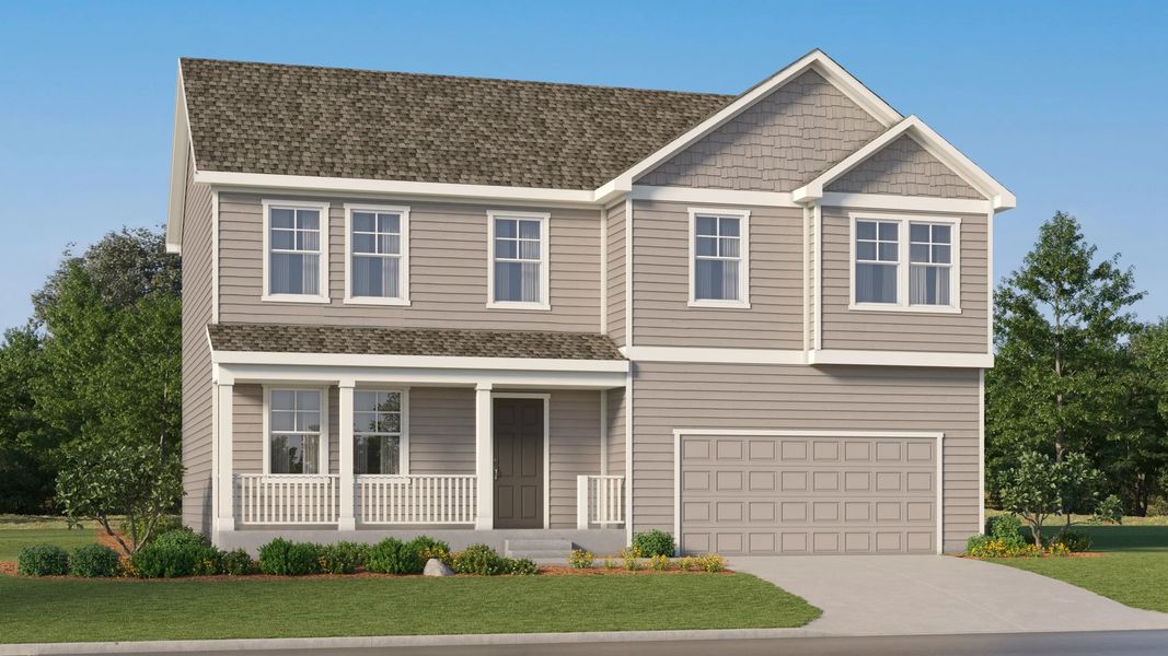 Exterior B with landscaping Exterior B with landscaping