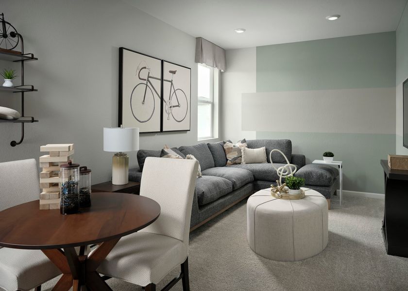 Representative furnished interior of a home built from the D by Tri Pointe Homes in Westside Crossing, Berthoud (Image 13).