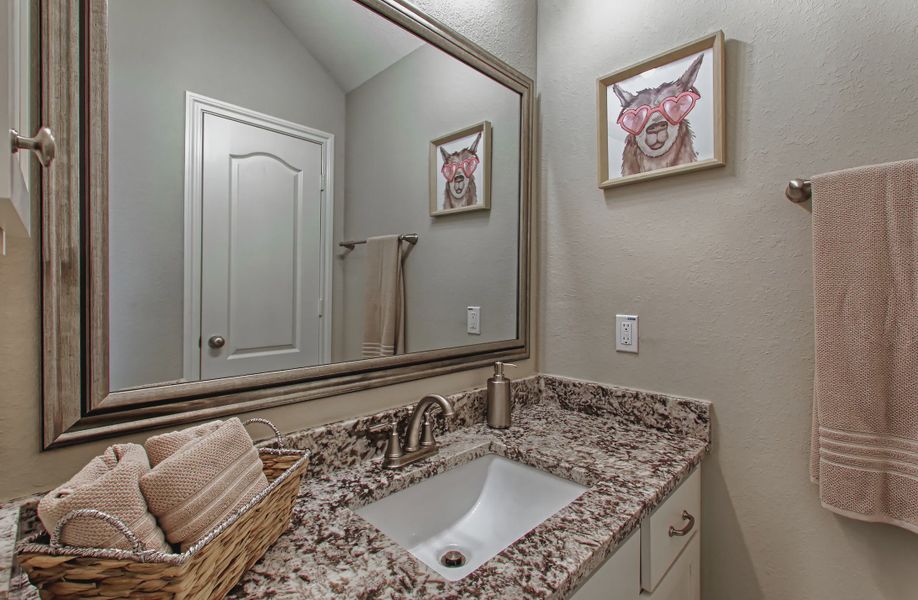 Representative furnished interior of a home built from the Lorne by Chesmar Homes in Brookewater 45's, Rosenberg (Image 19).