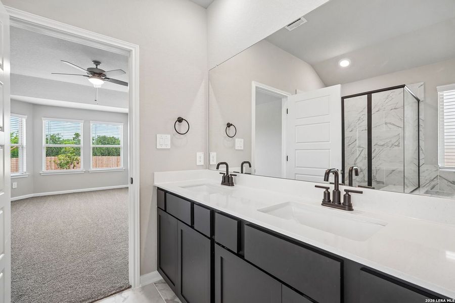 Furnished interior view inside a new home in , San Antonio (Image 15).
