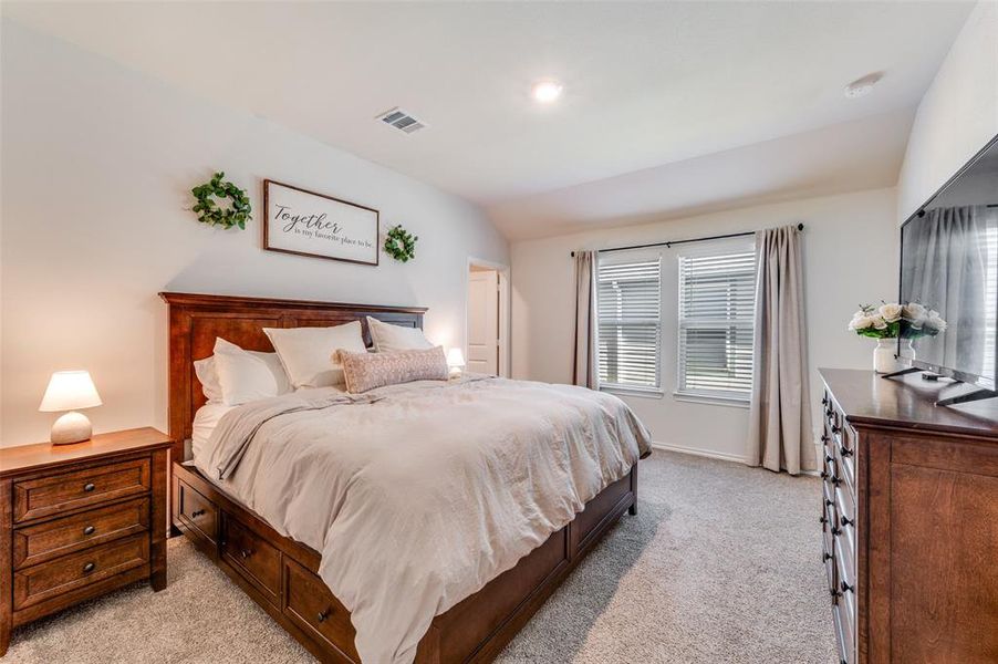 Owners suite with natural light