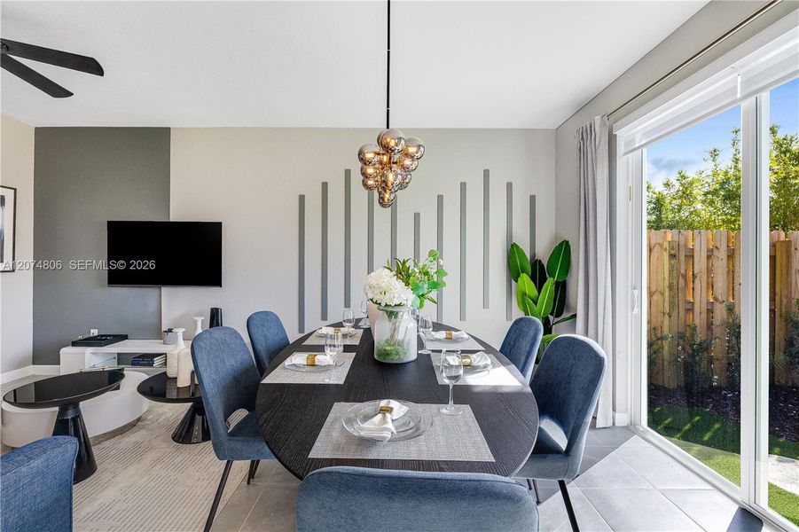 Furnished interior view inside a new home in Terra Sol, Homestead (Image 5).