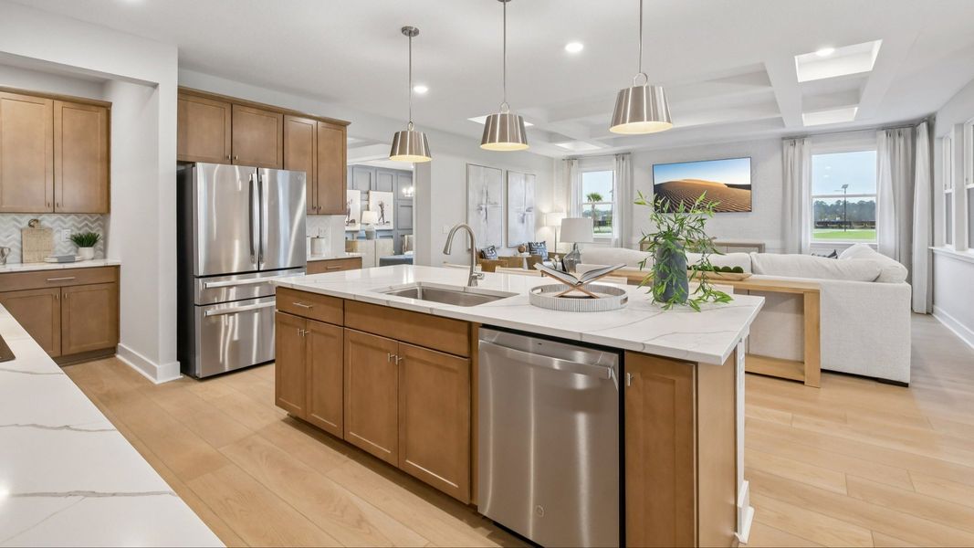 Representative furnished interior of a home built from the Marigold by DRB Homes in Ardisia Park, New Smyrna Beach (Image 30).