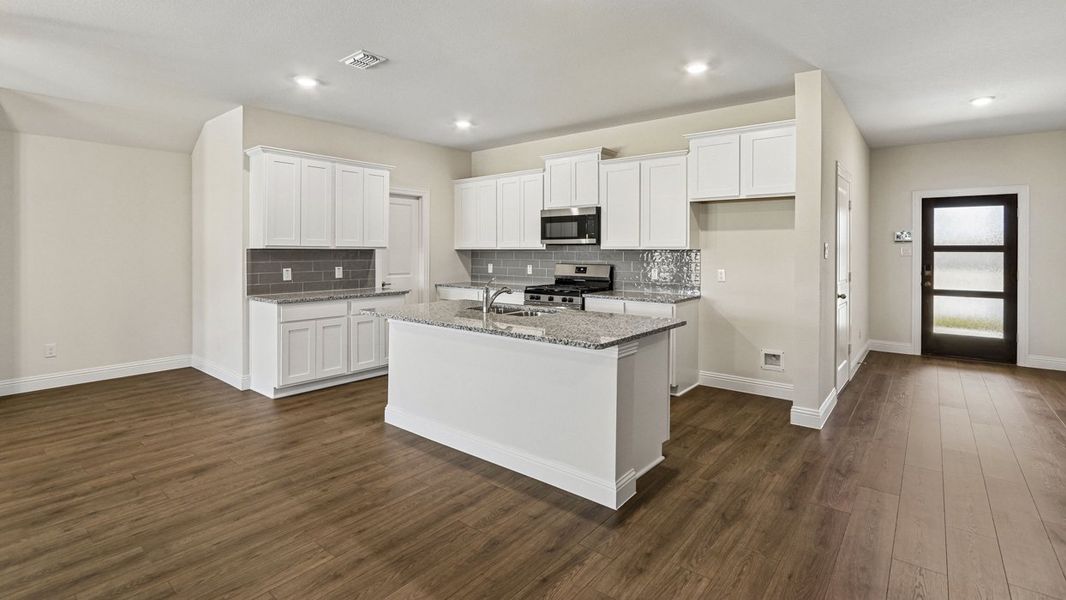 Furnished interior view inside a new home in Silverado, Aubrey (Image 5).