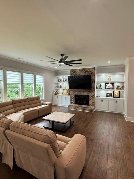 Furnished interior view inside a new home in , Cumming (Image 5).