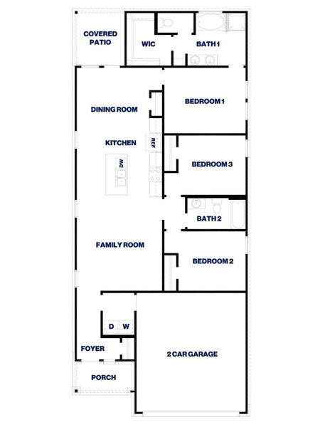 2D floor plan layout of this home in Cypress Green, Hockley, TX (Image 2). 2D floor plan layout of this home in Cypress Green, Hockley, TX (Image 2).