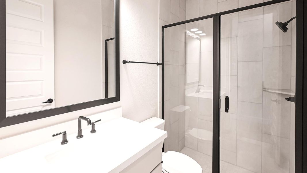 Furnished interior view inside a new home in The Preserve At Elm Creek 1 Acre, New Braunfels (Image 11).