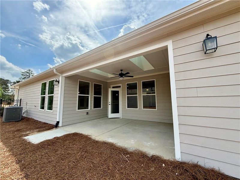 Exterior details and patio area of a home in , Hiram (Image 25).
