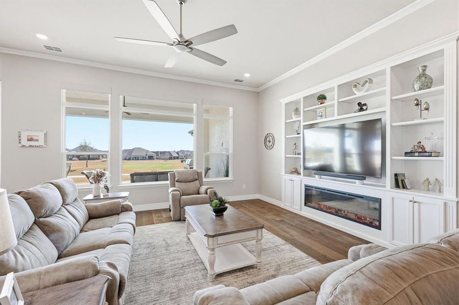 Great Room with view of Golf Course