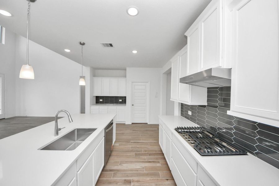 Furnished interior view inside a new home in 50' Traditional Homes at Elyson, Katy (Image 7).