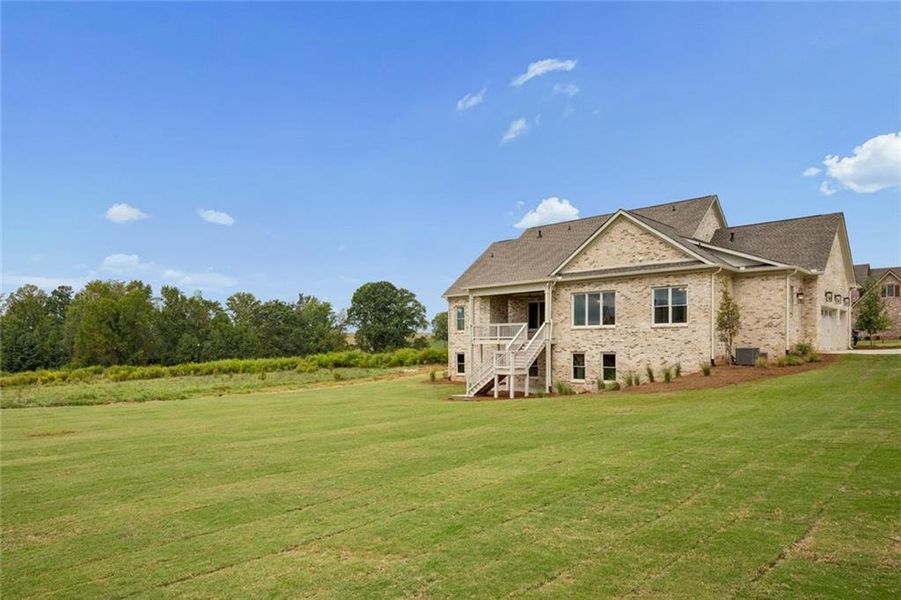 Exterior details and patio area of a home in , Bogart (Image 22).
