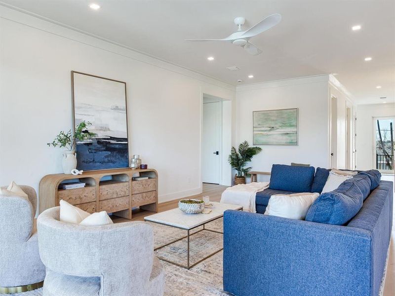 Furnished interior view inside a new home in , North Redington Beach (Image 5).